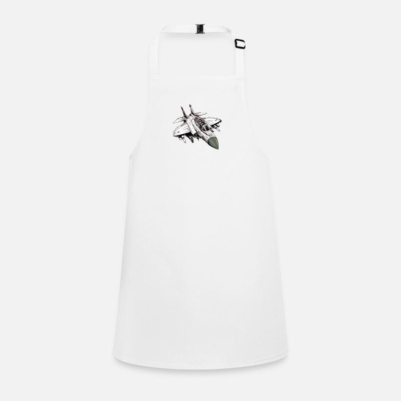 Silver arrow plane Children's Apron