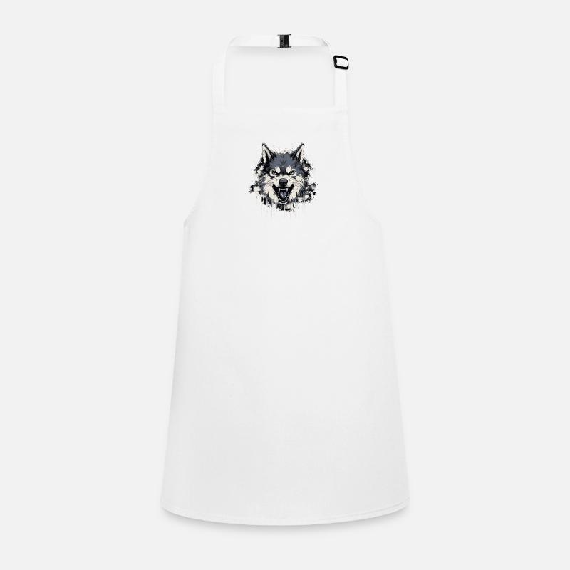 Husky Dog Children's Apron