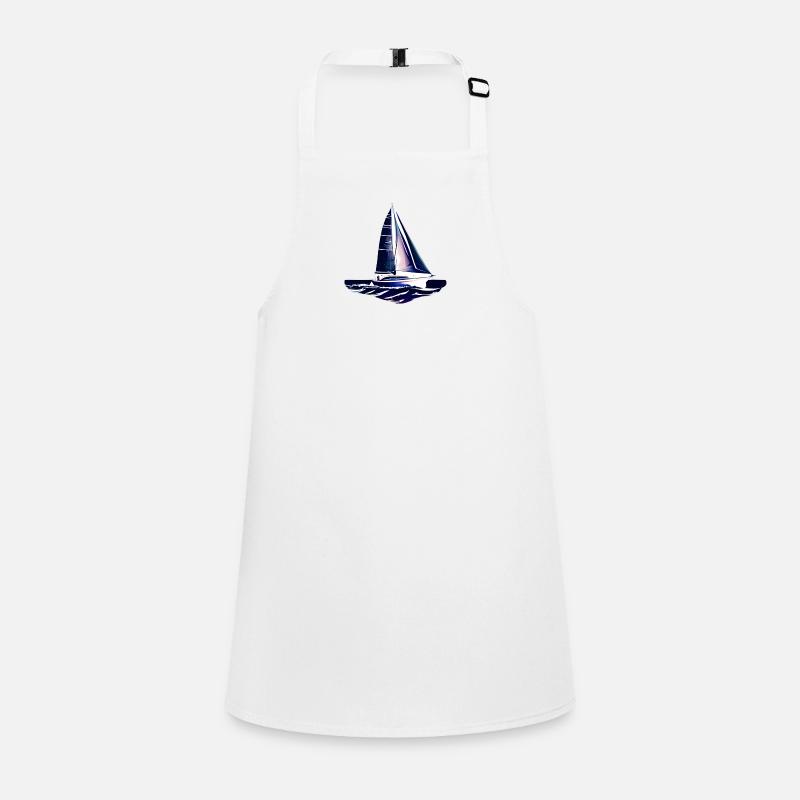 Sailing Sailboat Sailing Sailing Sailing Ship Children's Apron