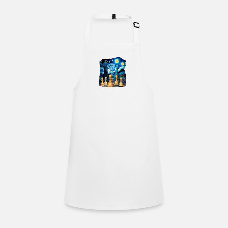 Moonlight chess Children's Apron