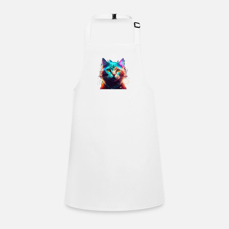 Cat Colorful Children's Apron