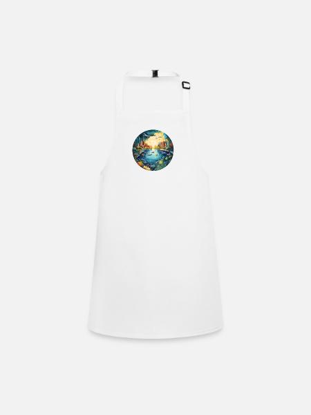 Fantastic underwater city - Children's Apron - white - Front
