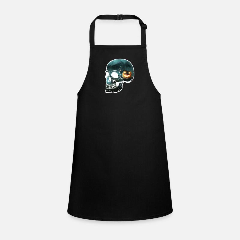 Skull terrifying vision Children's Apron