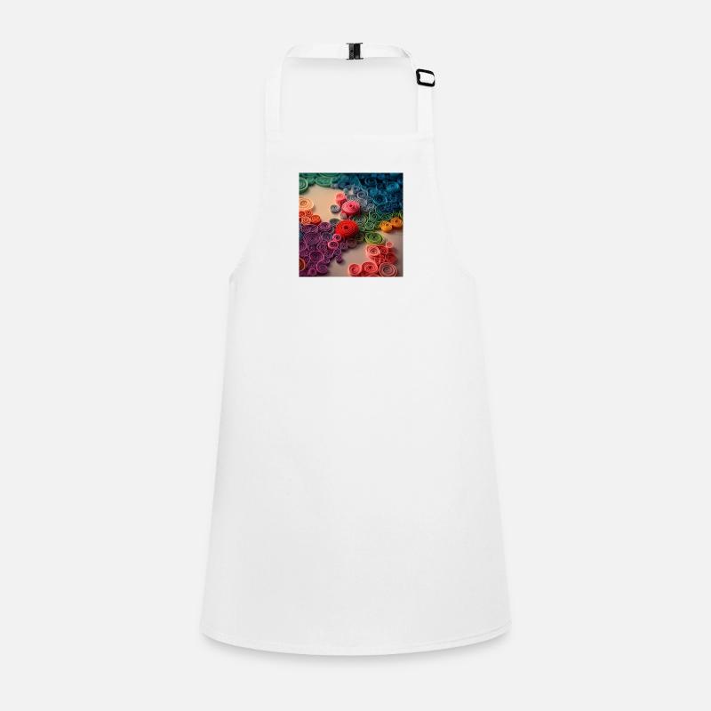 Rainbow spirals Children's Apron