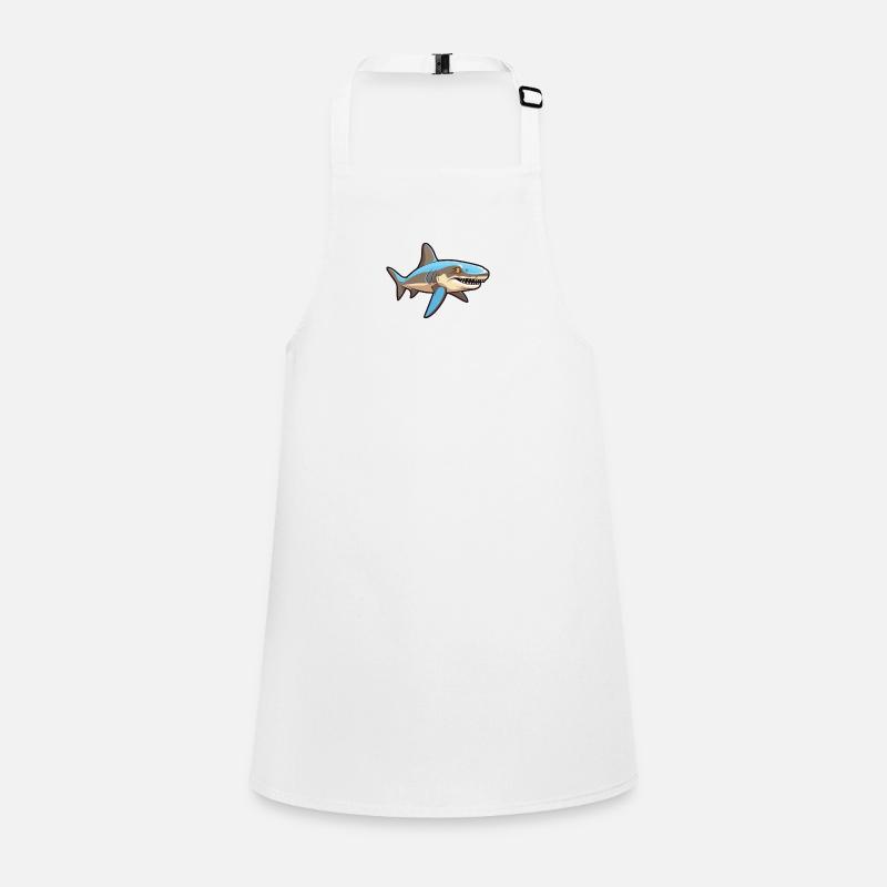 Requin-marteau Dessin animé Kawaii Illustration Tablier Enfant