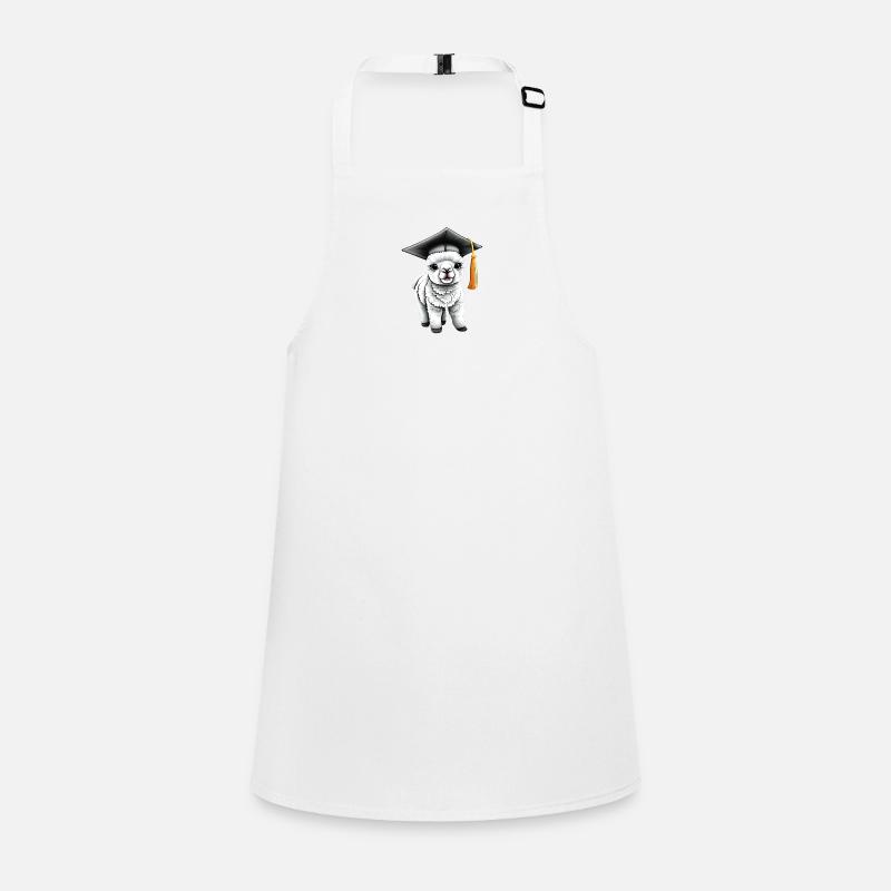 Bachelor Graduate School Leaving Certificate Alpaca Studies Children's Apron