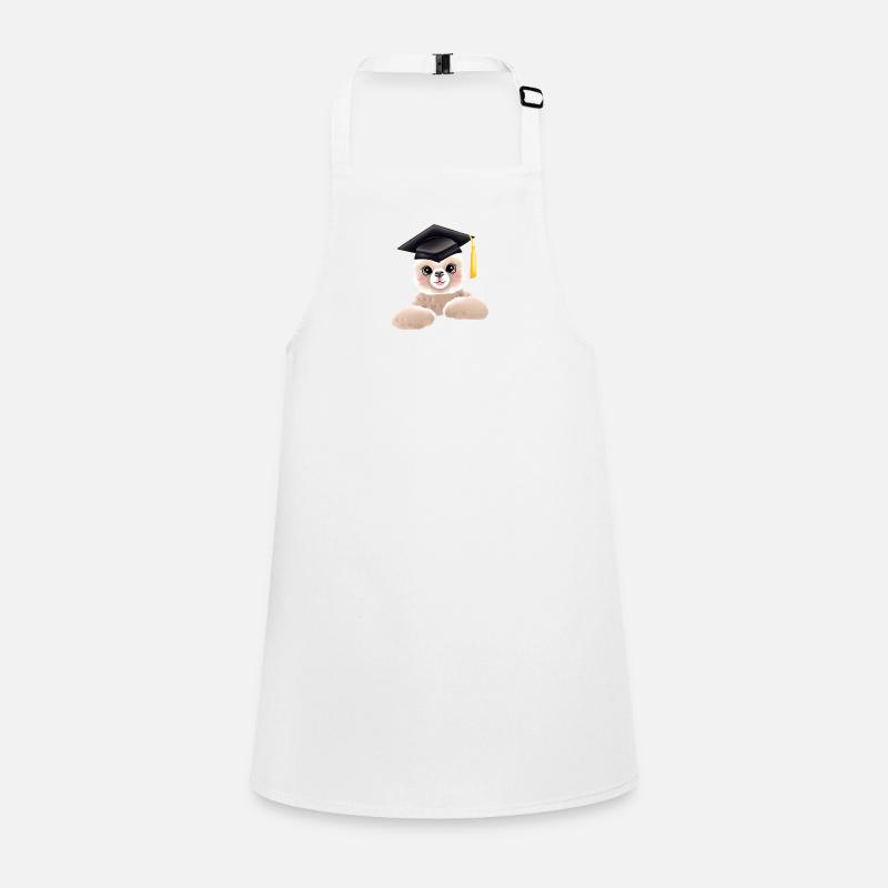 Bachelor Graduate Alpaca Studies School Leaving Certificate Children's Apron