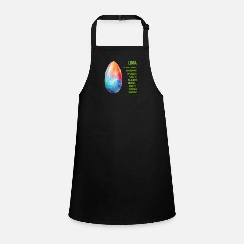 Zodiac Gemstones: Libra, Opal Children's Apron