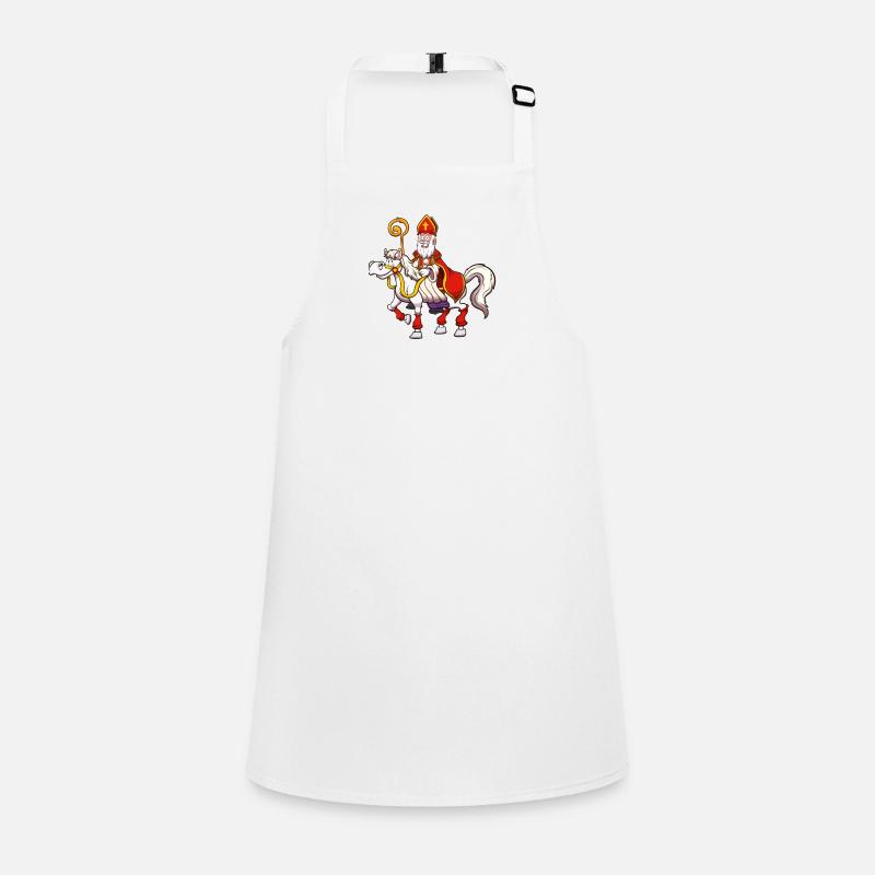 Saint Nicholas On Horse Children's Apron