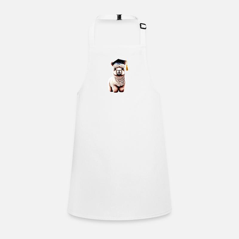 Bachelor Graduate School Leaving Certificate Alpaca Studies Children's Apron