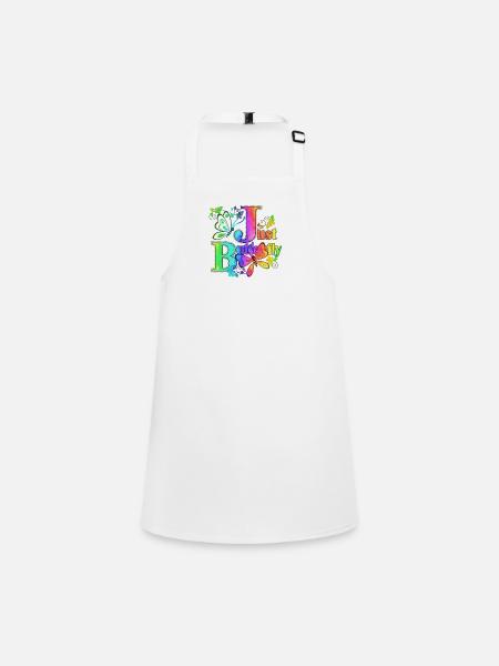 Colorful Butterfly Flowers Colorful Insect Dream Dream - Children's Apron - white - Front