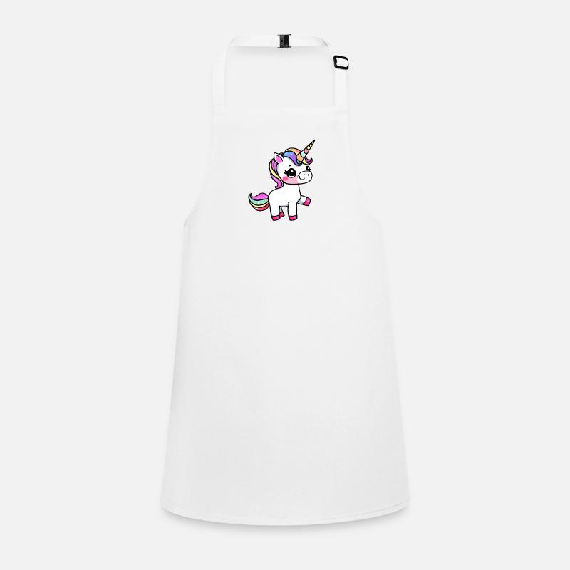 Einhorn Fabeltier Mädchen Einhörner Schürze für Kinder