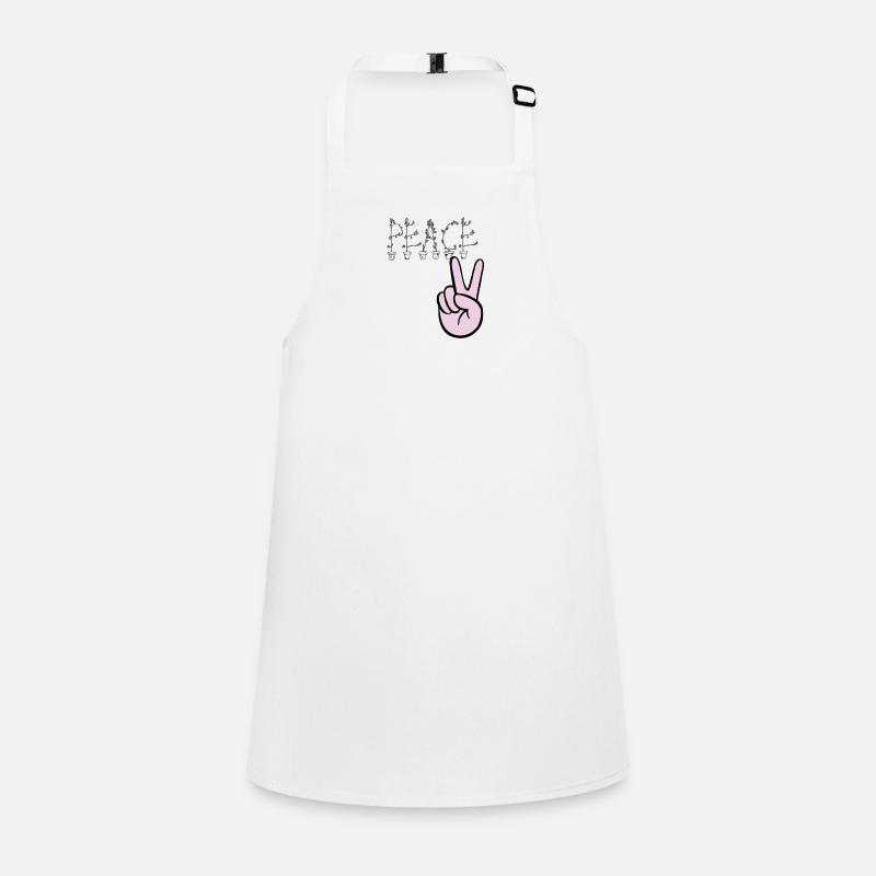 PEACE hand Schürze für Kinder