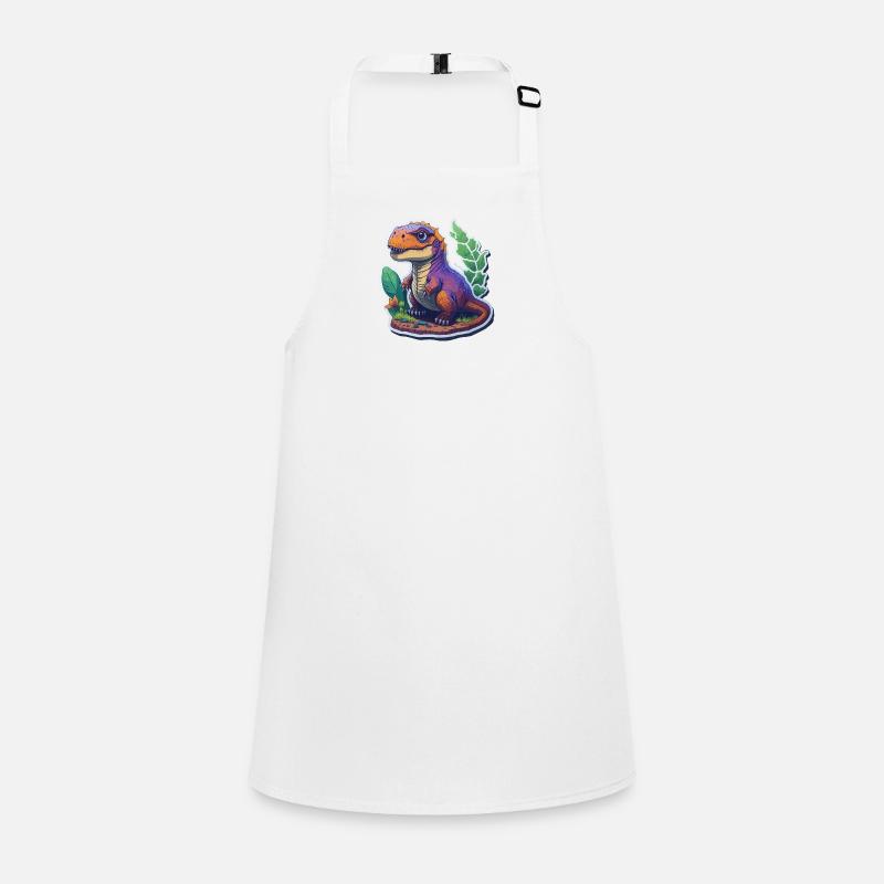Bébé dinosaure - Tablier Enfant - blanc