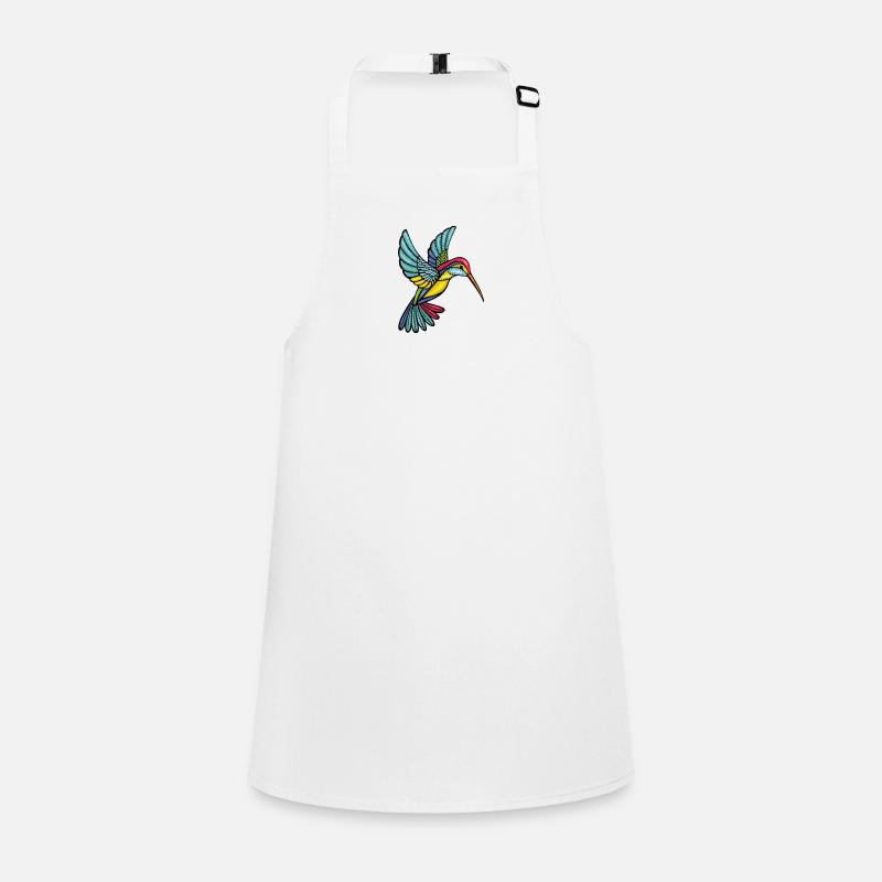 Colibri coloré, style doux et élégant Tablier Enfant