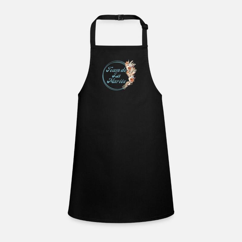 The Rustic Flower Bride Team - Passendes T-Shirt Schürze für Kinder