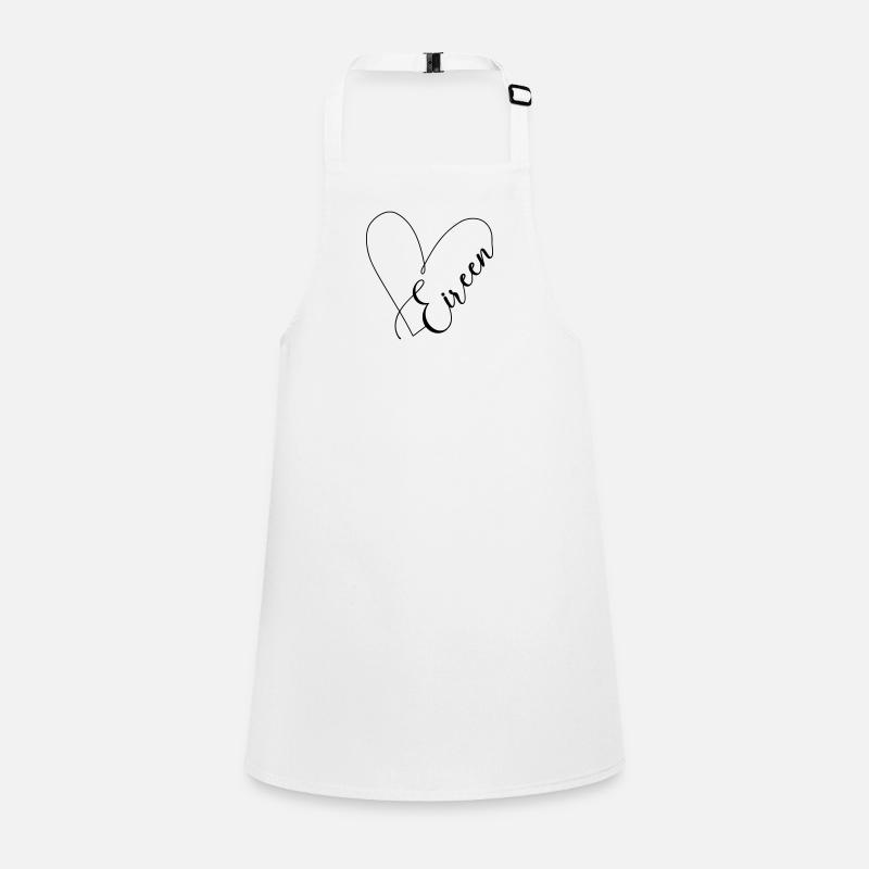Eireen Name Heart Line Children's Apron