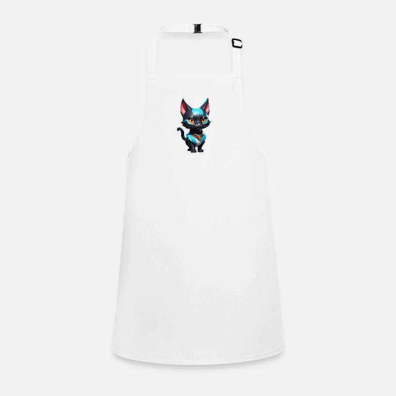 Chat Bande Dessinée Mignon Tablier Enfant