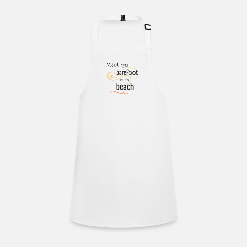Barefoot on the beach Children's Apron