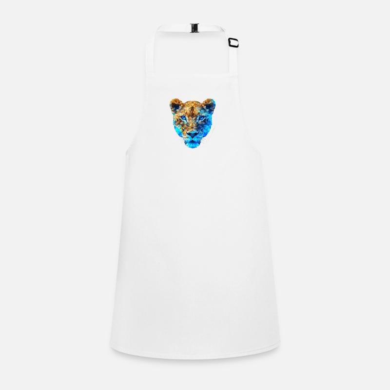 Polygon Tiger Children's Apron
