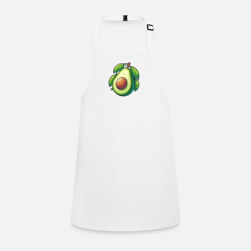 Avocado and its leaves Children's Apron