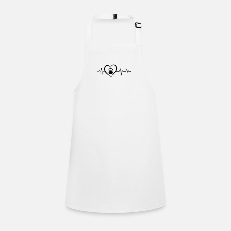 Kettlebell Heartbeat Children's Apron
