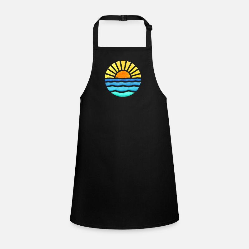 Retro Sunset Children's Apron