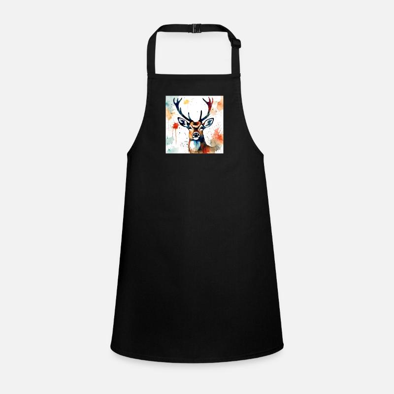 Deer Painting Children's Apron