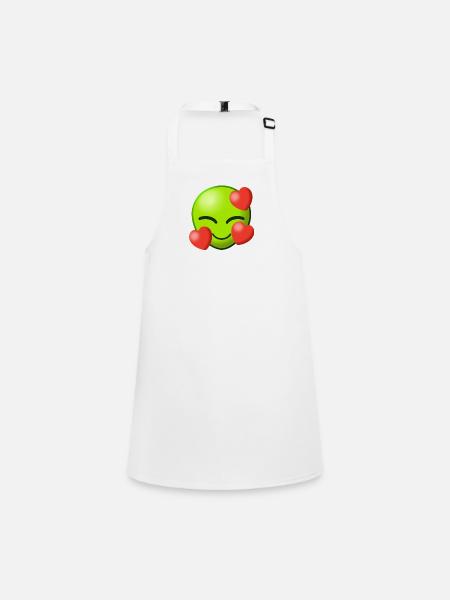 Alien Love Love Aliens Heart Heart Extraterrestrial I - Children's Apron - white - Front
