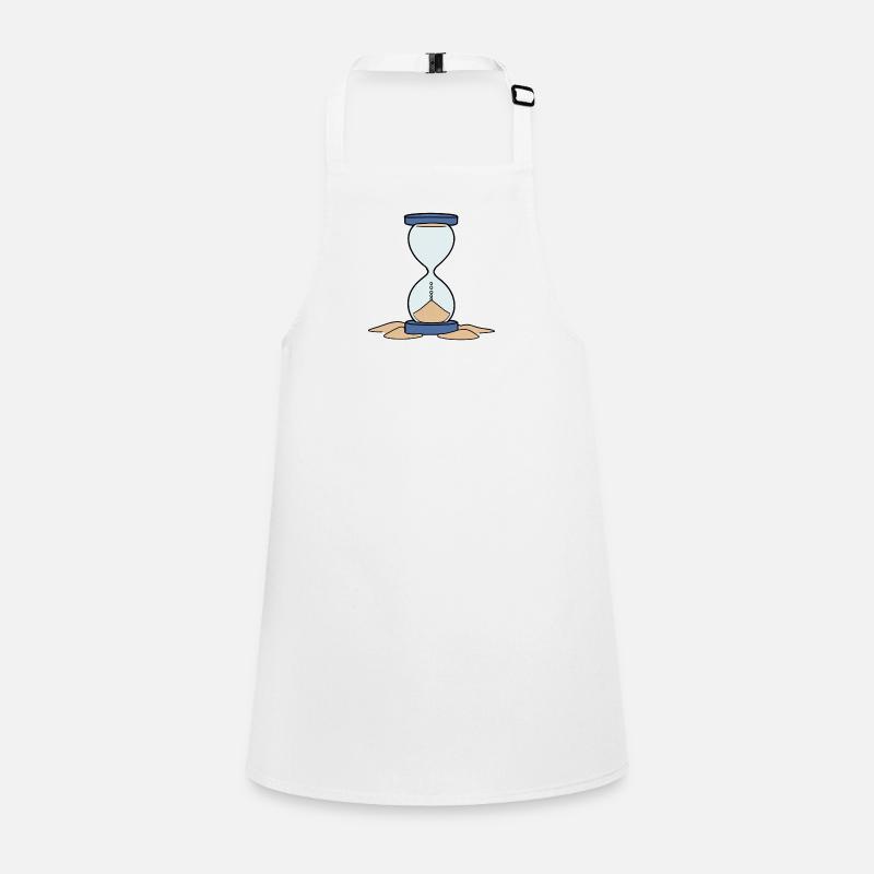 Hourglass Empty Time End Patience Children's Apron