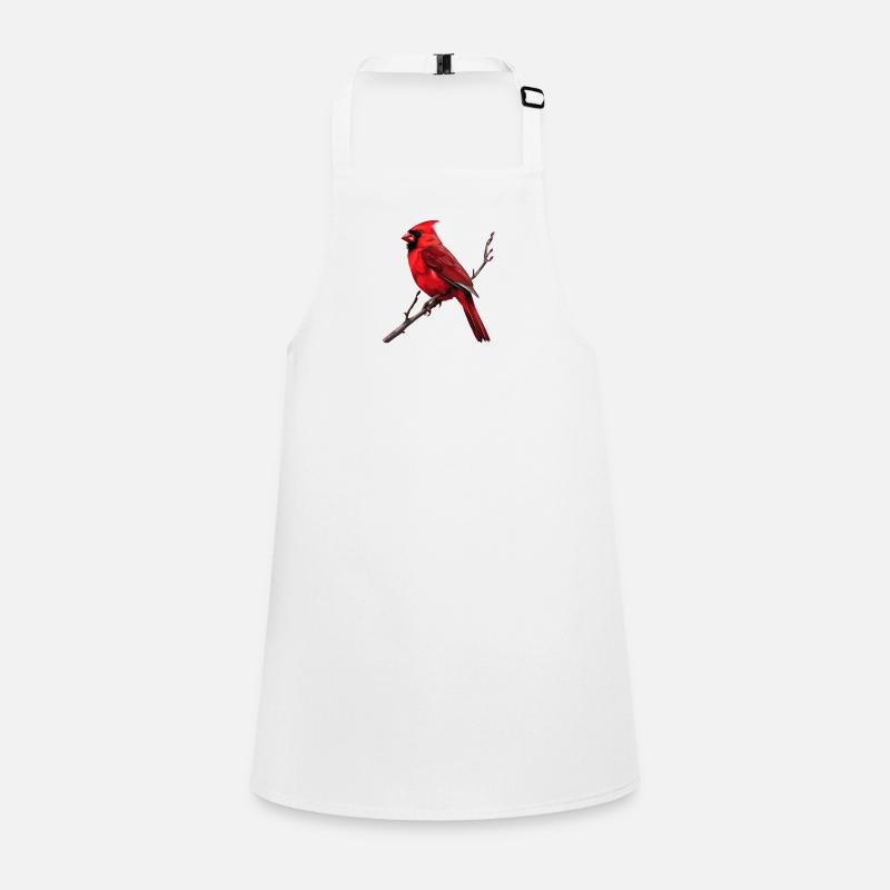 Red Cardinal Vogel Children's Apron