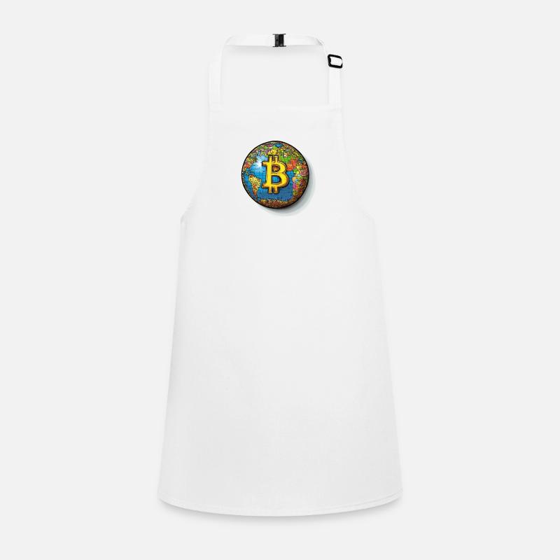 Bitcoin Global: The currency without borders! Children's Apron