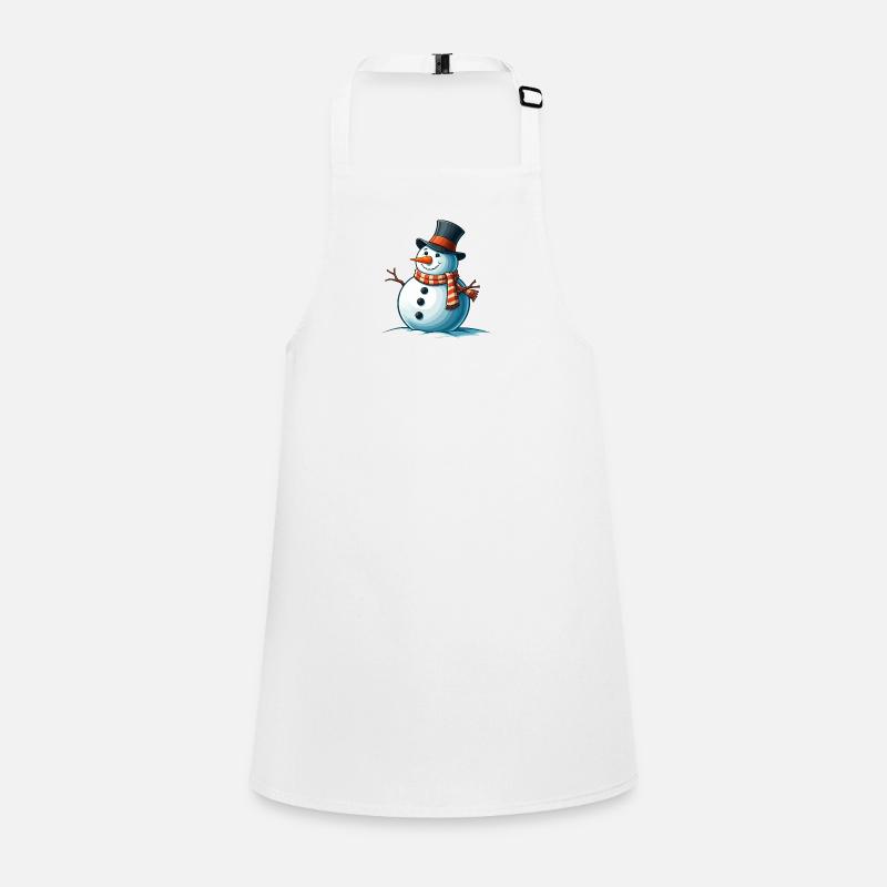 Schneemann Schürze für Kinder