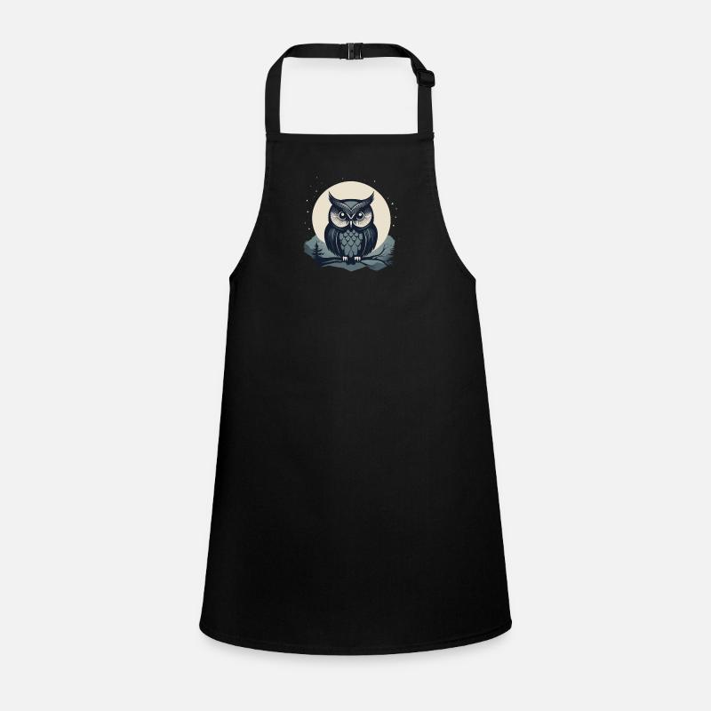 Stylized Owl Children's Apron