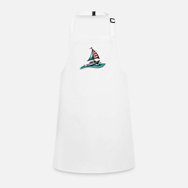 Boat Sailing Children's Apron