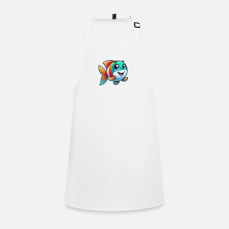 fish comic Children's Apron