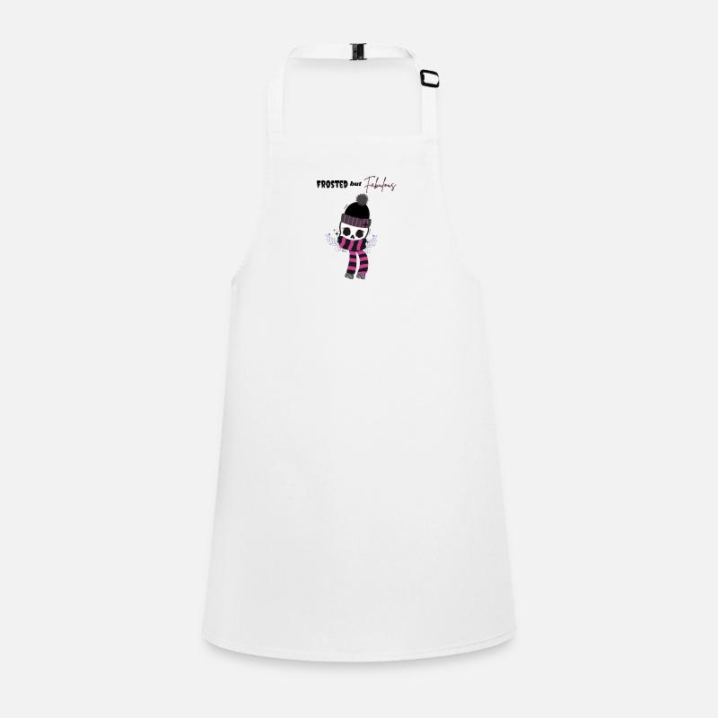 Frosted but Fabulous skeleton Children's Apron