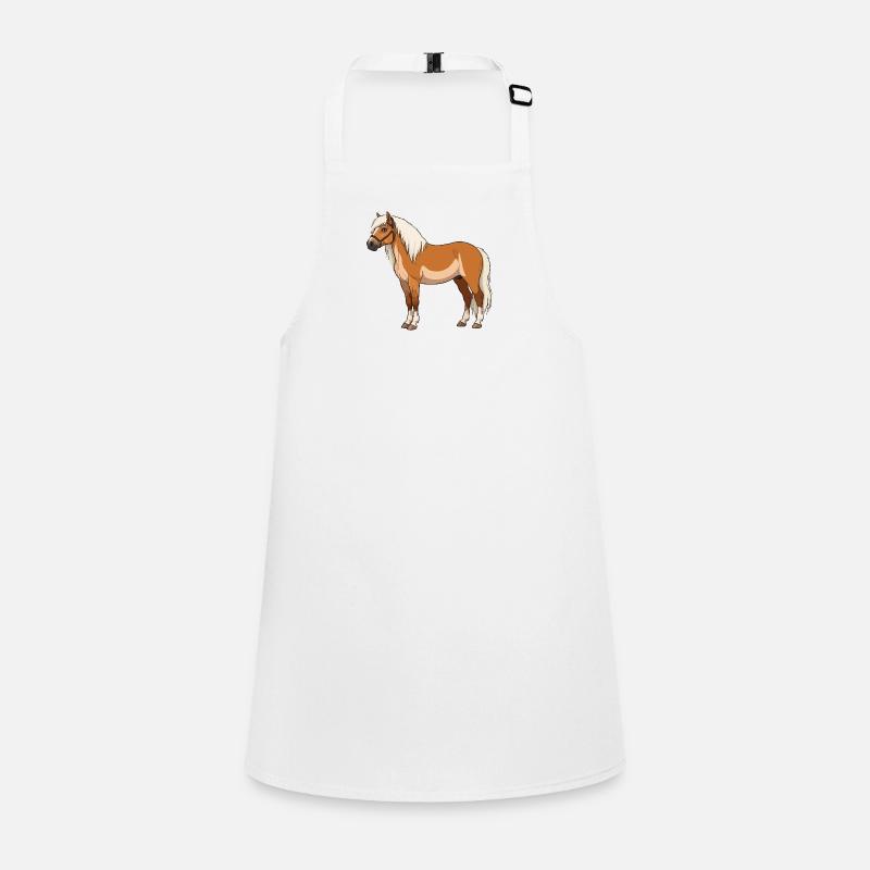 Haflinger bangs real Children's Apron