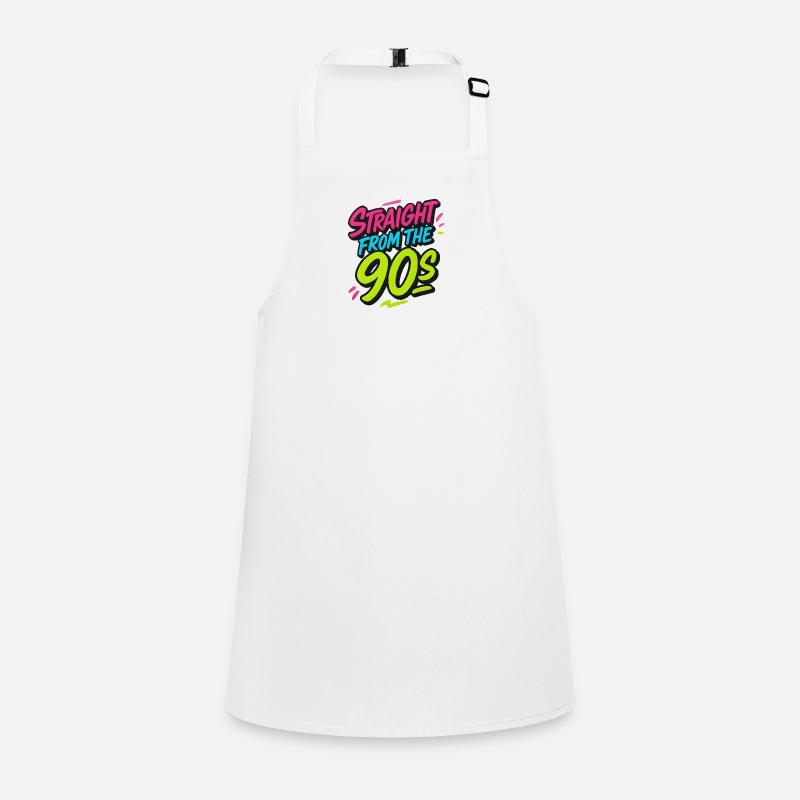 Straight from the 90s – Neon Graffiti Style Throwb Children's Apron