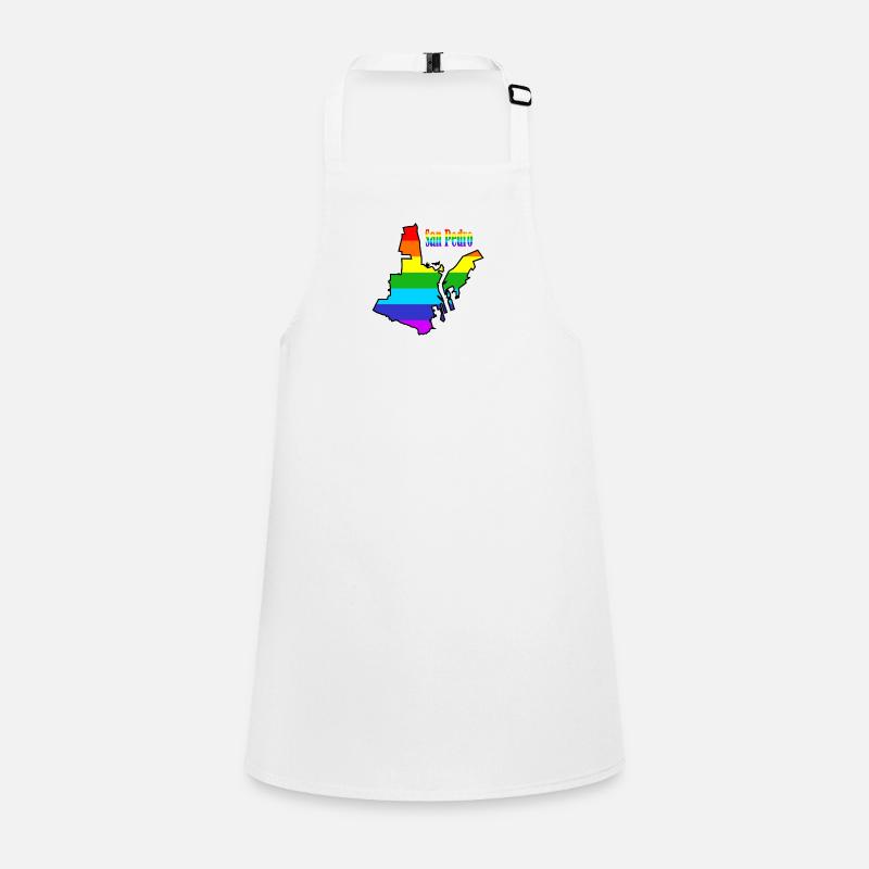 San Pedro, Regenbogen Schürze für Kinder