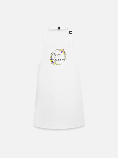 Team Spouse non binary/Team Verfiancé non binary - Children's Apron - white - Front