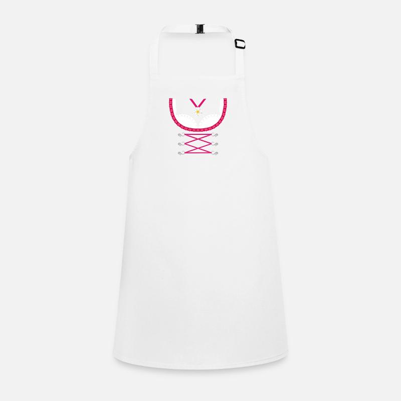 Dirndl Pink Schürze für Kinder