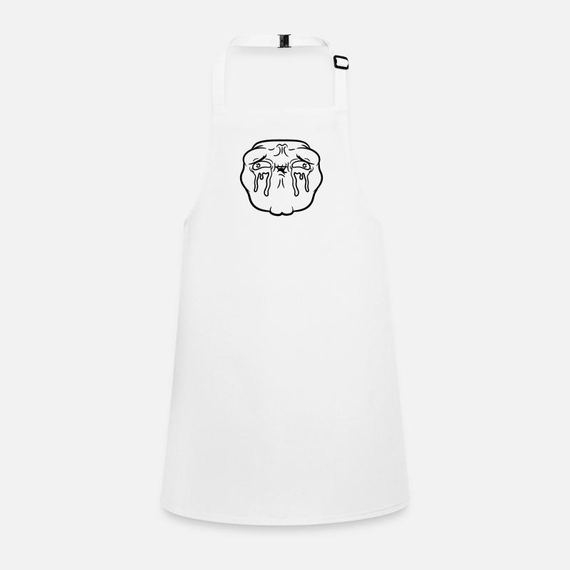 Weeping sad face tears unhappy Children's Apron