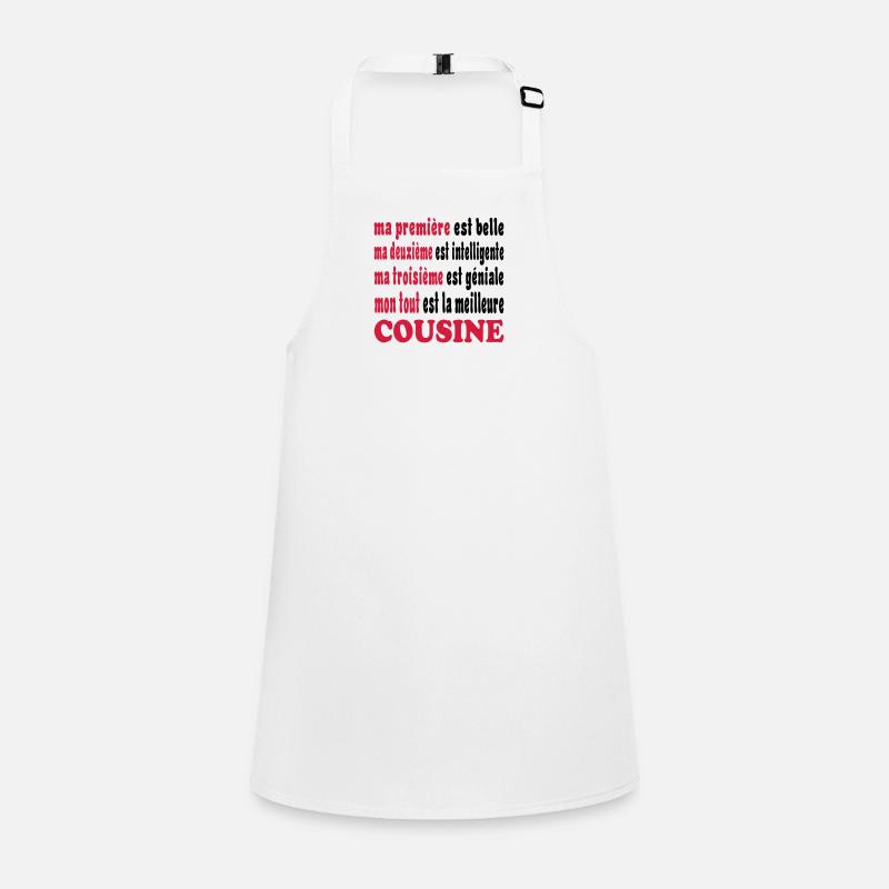 LA MEILLEURE COUSINE - Tablier Enfant - blanc
