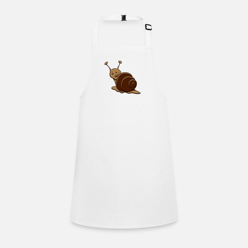 Escargot drôle clin d’oeil Tablier Enfant