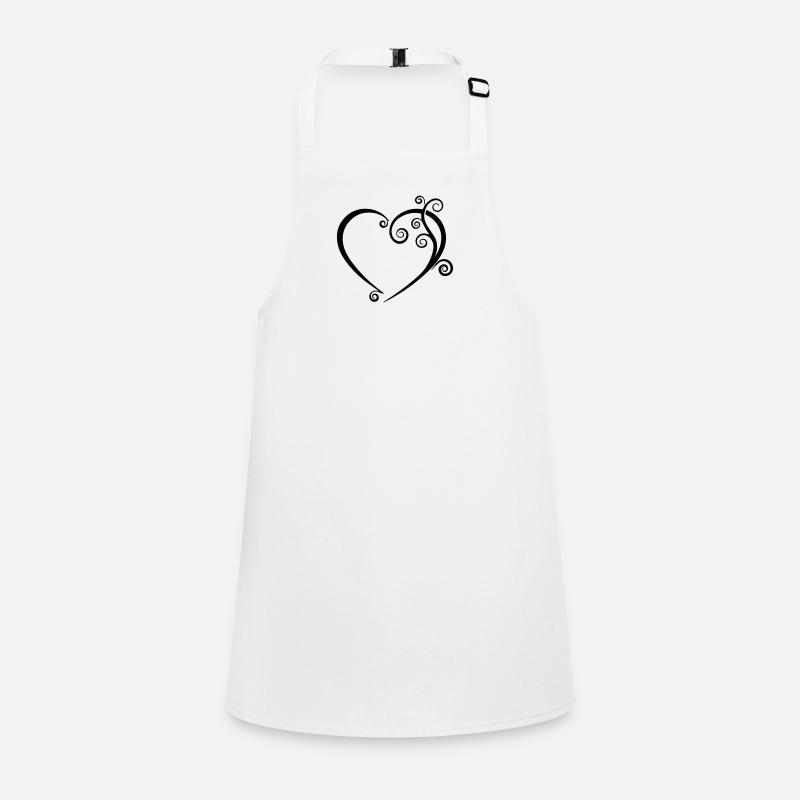 Open Heart - design creativo del cuore Grembiuli per bambini