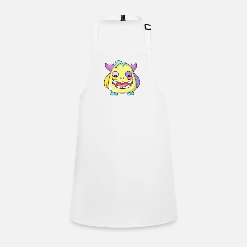 cute monster - Spike Children's Apron