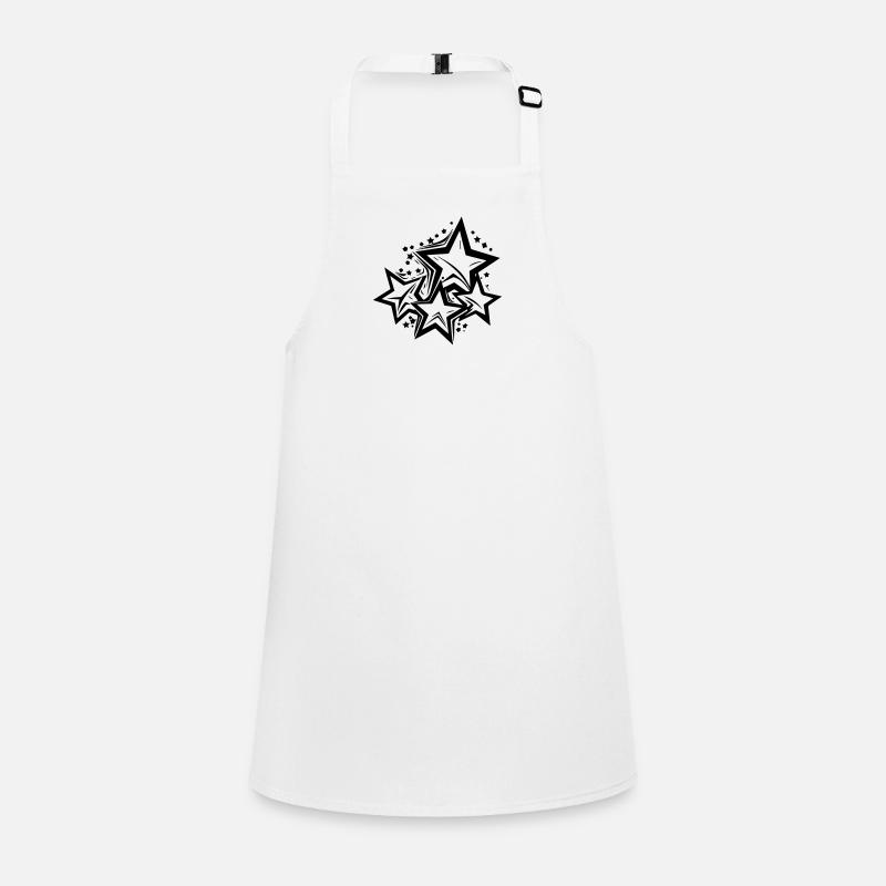 Hand-drawn noble starry sky Children's Apron
