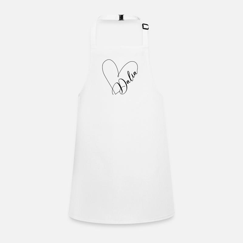 Dalia Nom Ligne de coeur Tablier Enfant