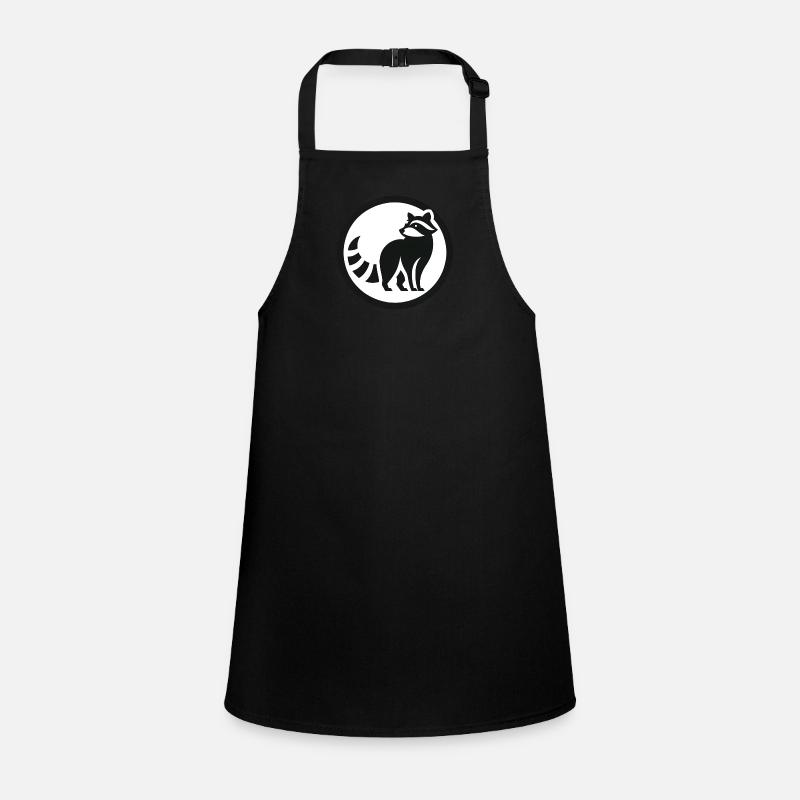 Waschbär Logo 2 Schürze für Kinder